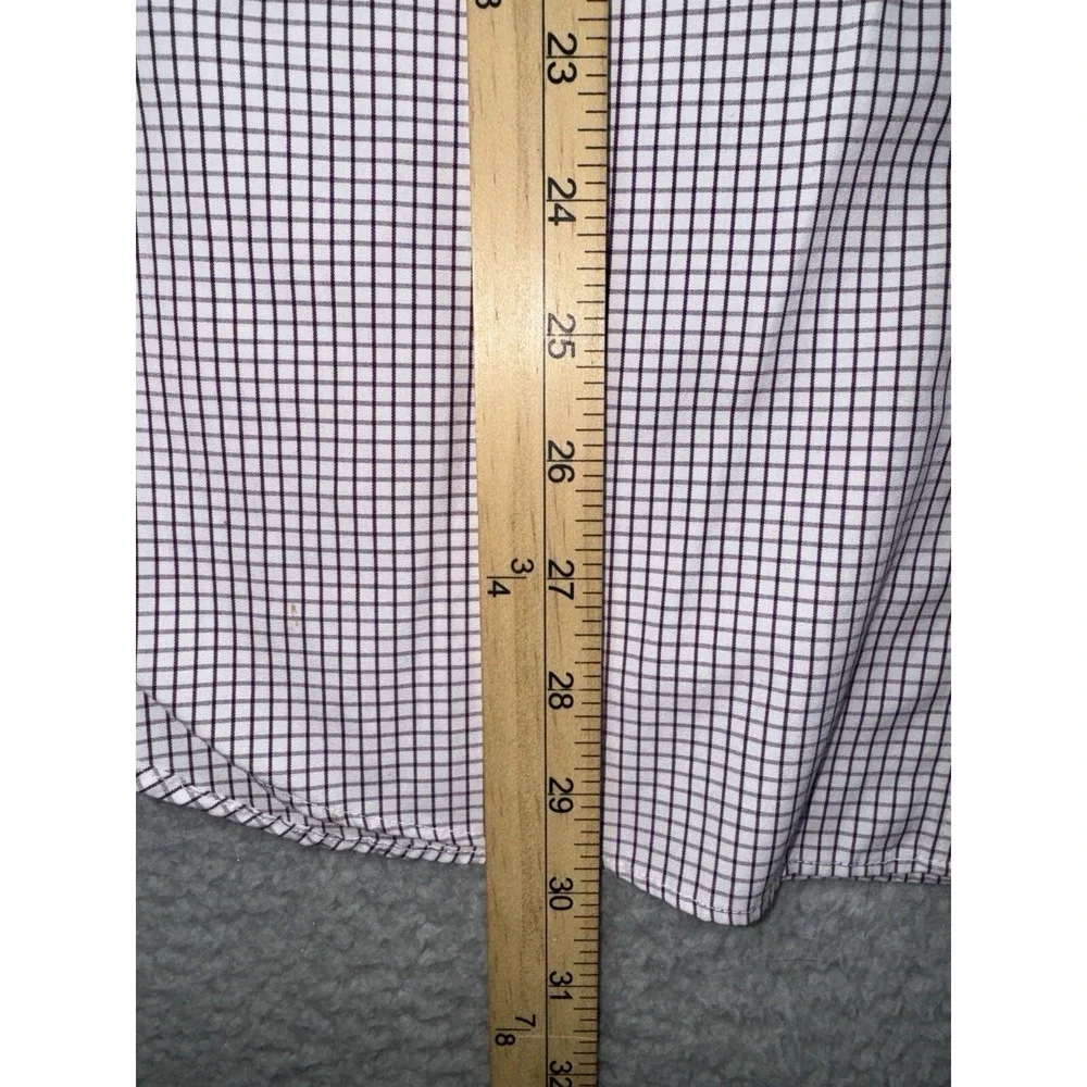 J Crew Thompson Shirtings Wrinkle Free Long Sleeve Check Shirt Mens M 15-15.5